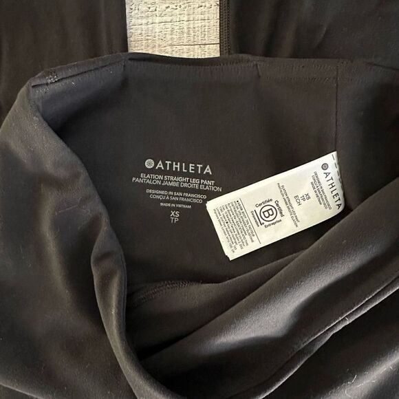 Athleta Elation Straight Leg Pant Black | XS - Picture 7 of 8